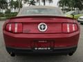 2011 Red Candy Metallic Ford Mustang V6 Convertible  photo #7