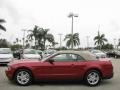 2011 Red Candy Metallic Ford Mustang V6 Convertible  photo #11