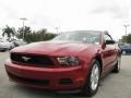 2011 Red Candy Metallic Ford Mustang V6 Convertible  photo #13