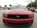 2011 Red Candy Metallic Ford Mustang V6 Convertible  photo #14