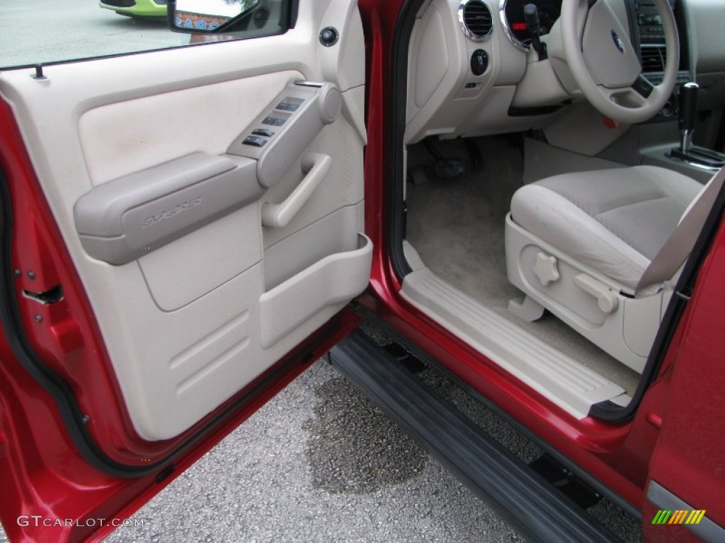 2006 Explorer XLS - Redfire Metallic / Stone photo #14