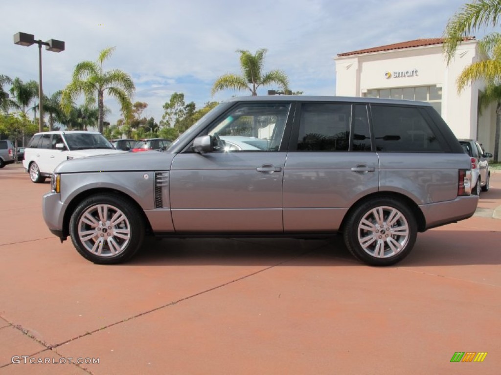 2012 Range Rover HSE LUX - Orkney Grey Metallic / Jet photo #2