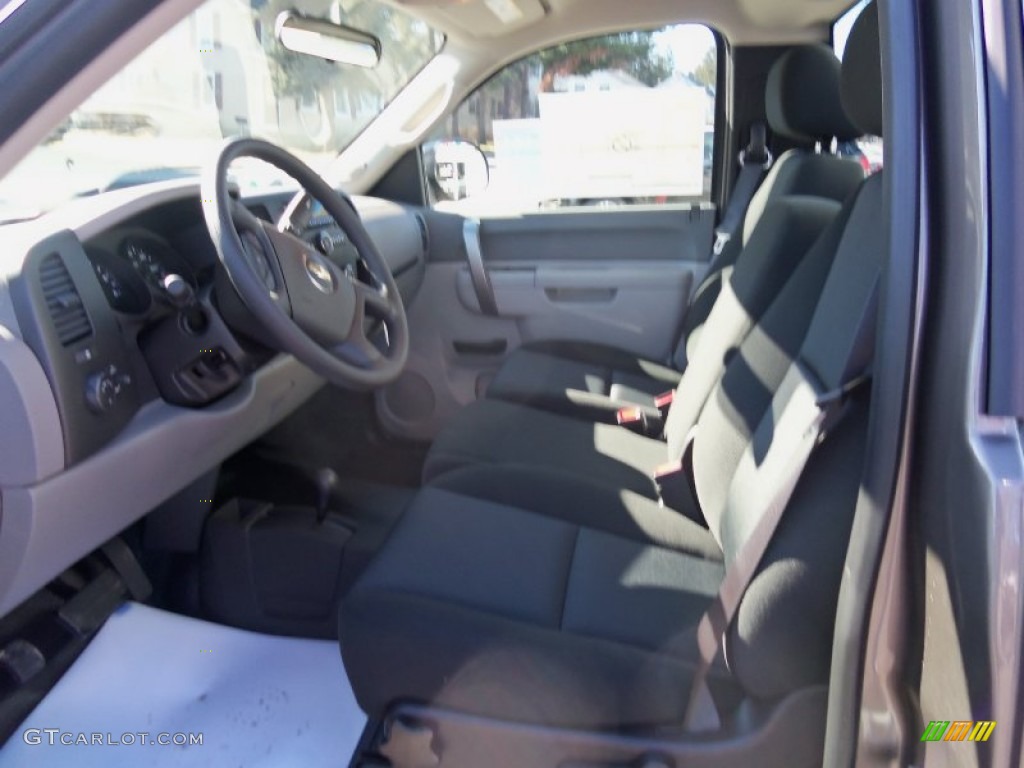 2012 Silverado 1500 Work Truck Regular Cab 4x4 - Mocha Steel Metallic / Dark Titanium photo #15