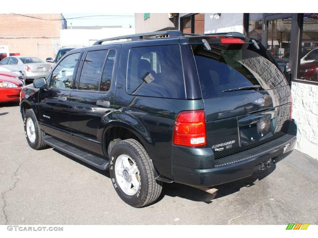 2004 Explorer XLT 4x4 - Aspen Green Metallic / Medium Parchment photo #4
