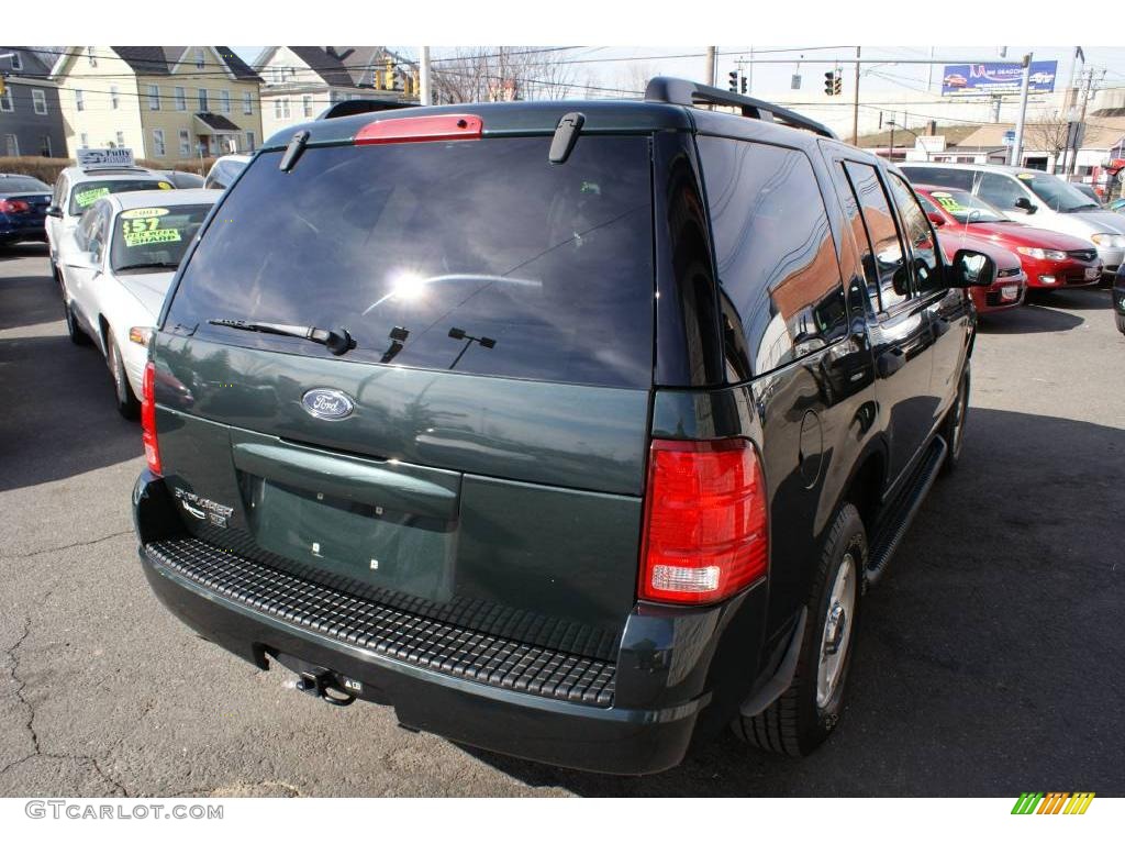 2004 Explorer XLT 4x4 - Aspen Green Metallic / Medium Parchment photo #5