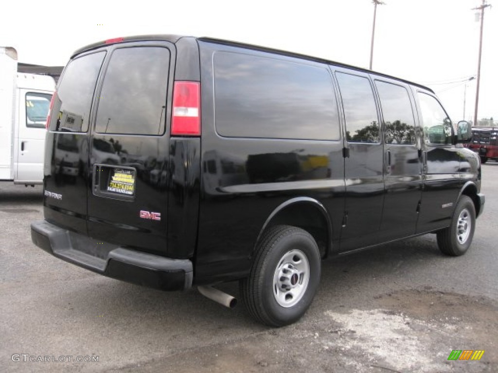 2005 Savana Van 2500 Cargo - Onyx Black / Medium Pewter photo #6