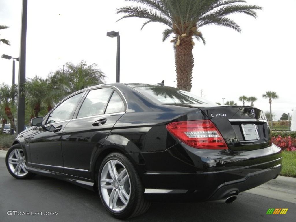 Black 2012 Mercedes-Benz C 250 Sport Exterior Photo #60679379