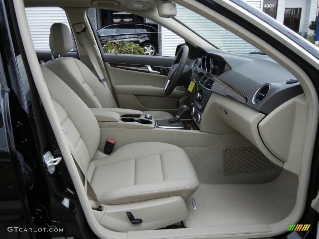 Almond Beige/Mocha Interior 2012 Mercedes-Benz C 250 Sport Photo #60679452