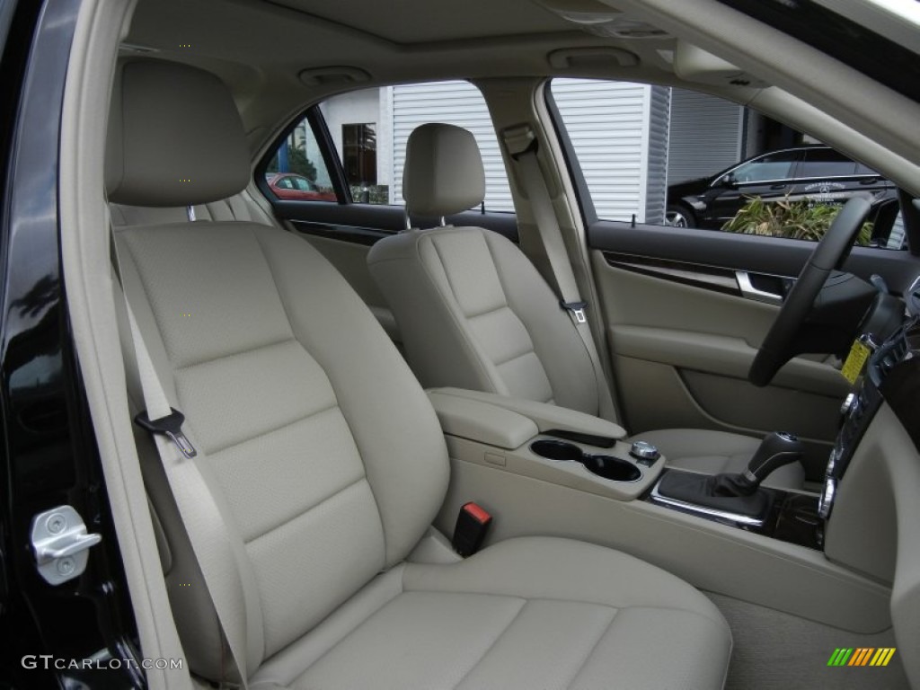 Almond Beige/Mocha Interior 2012 Mercedes-Benz C 250 Sport Photo #60679460