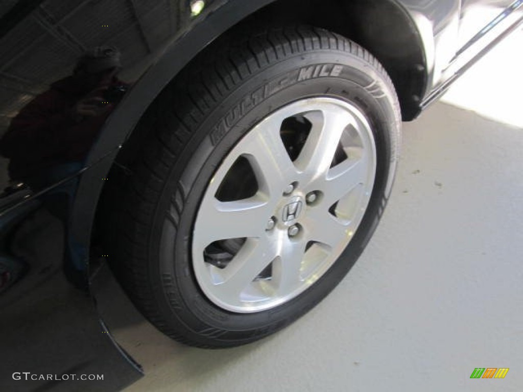 2003 Civic EX Coupe - Nighthawk Black Pearl / Black photo #6