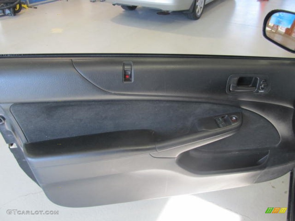 2003 Civic EX Coupe - Nighthawk Black Pearl / Black photo #8