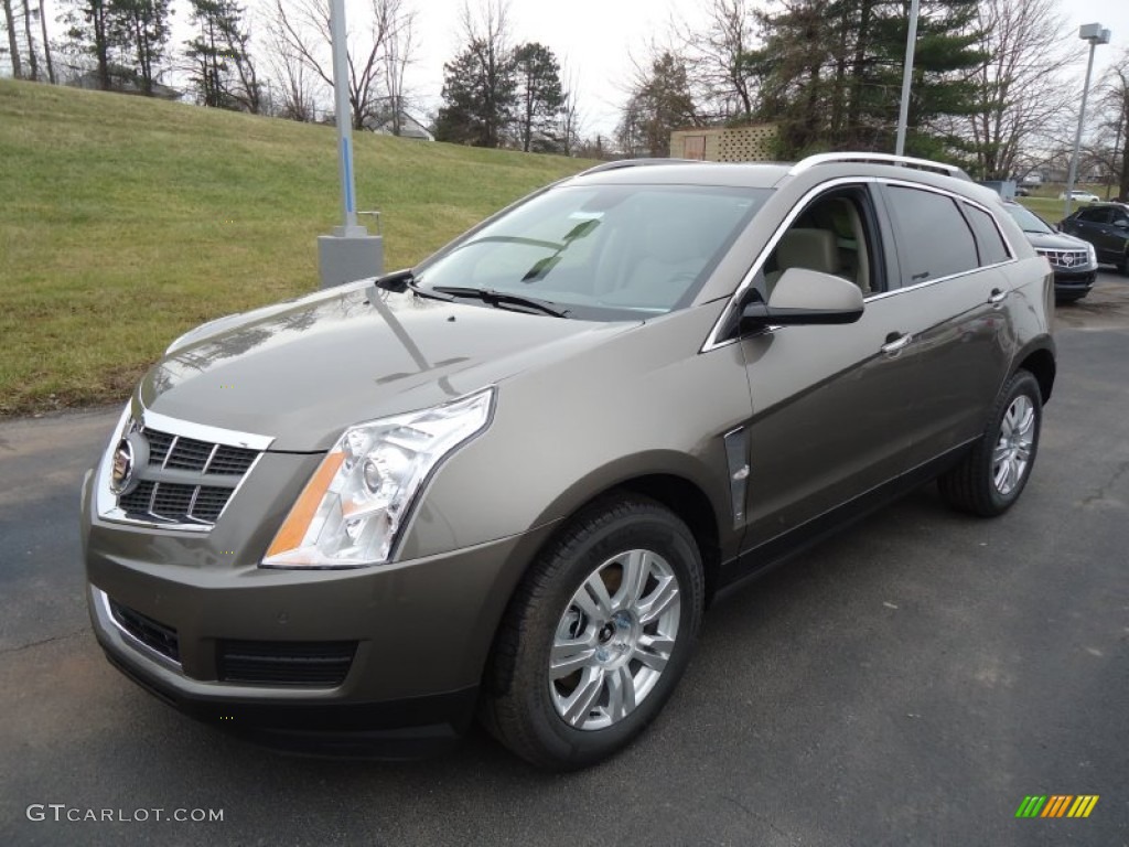 Mocha Steel Metallic 2012 Cadillac SRX Luxury AWD Exterior Photo #60682470