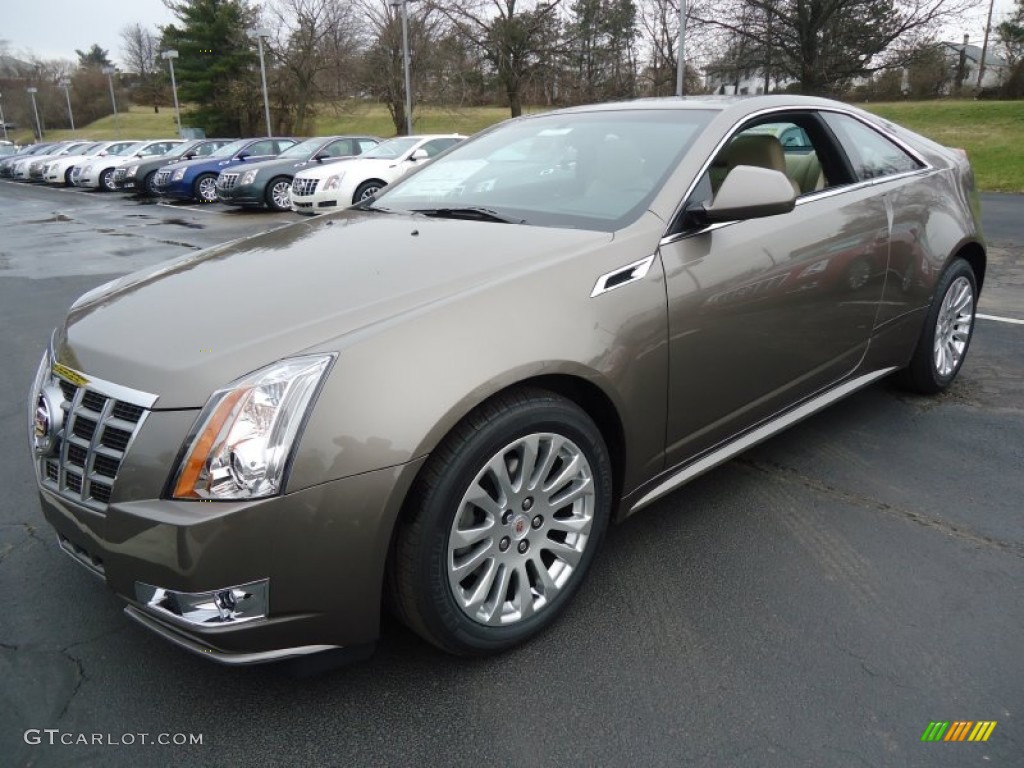 Mocha Steel Metallic 2012 Cadillac CTS 4 AWD Coupe Exterior Photo #60682736