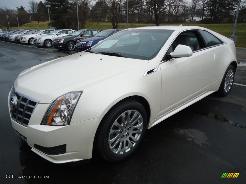 White Diamond Tricoat 2012 Cadillac CTS 4 AWD Coupe Exterior Photo #60682859