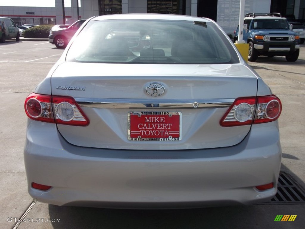 2012 Corolla  - Classic Silver Metallic / Ash photo #4