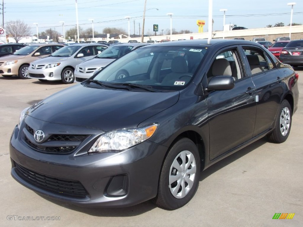 2012 Corolla  - Magnetic Gray Metallic / Ash photo #1