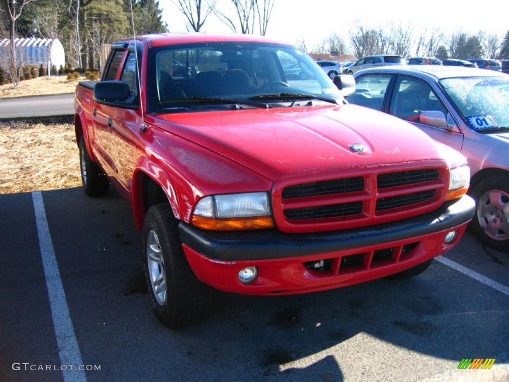 Flame Red Dodge Dakota