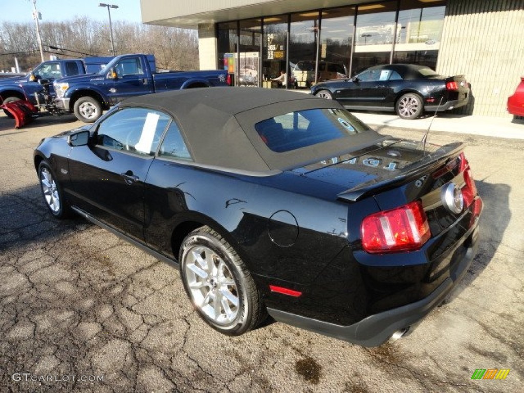 2011 Mustang GT Premium Convertible - Ebony Black / Charcoal Black/Cashmere photo #2