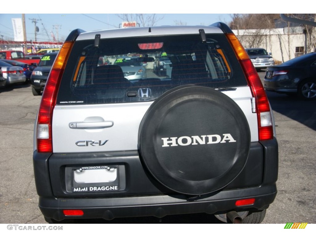 2003 CR-V LX 4WD - Satin Silver Metallic / Black photo #5