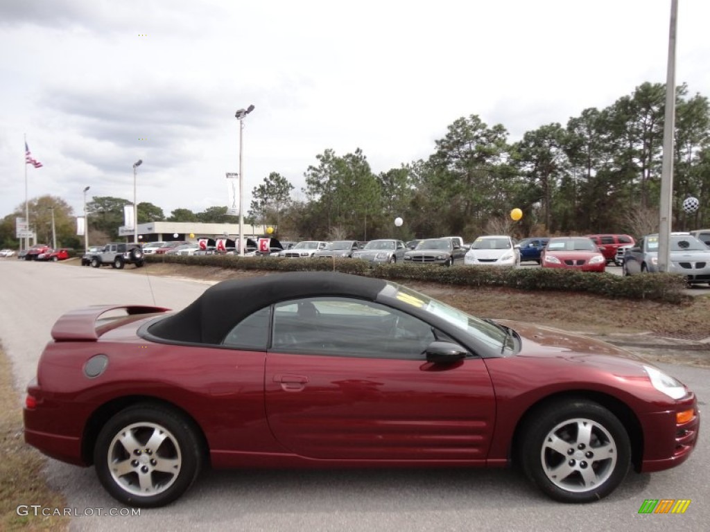 2004 Eclipse Spyder GS - Ultra Red Pearl / Midnight photo #9