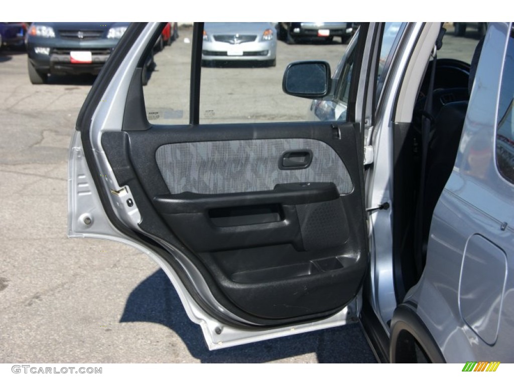 2003 CR-V LX 4WD - Satin Silver Metallic / Black photo #13