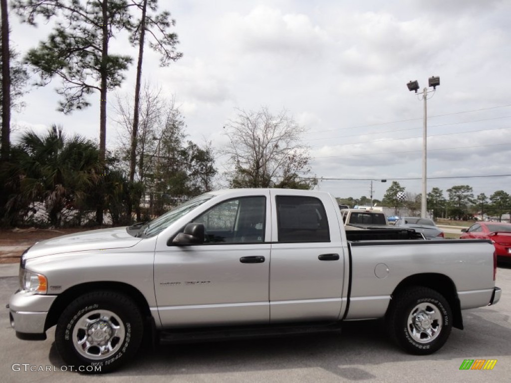 Bright Silver Metallic 2004 Dodge Ram 2500 SLT Quad Cab Exterior Photo #60689411