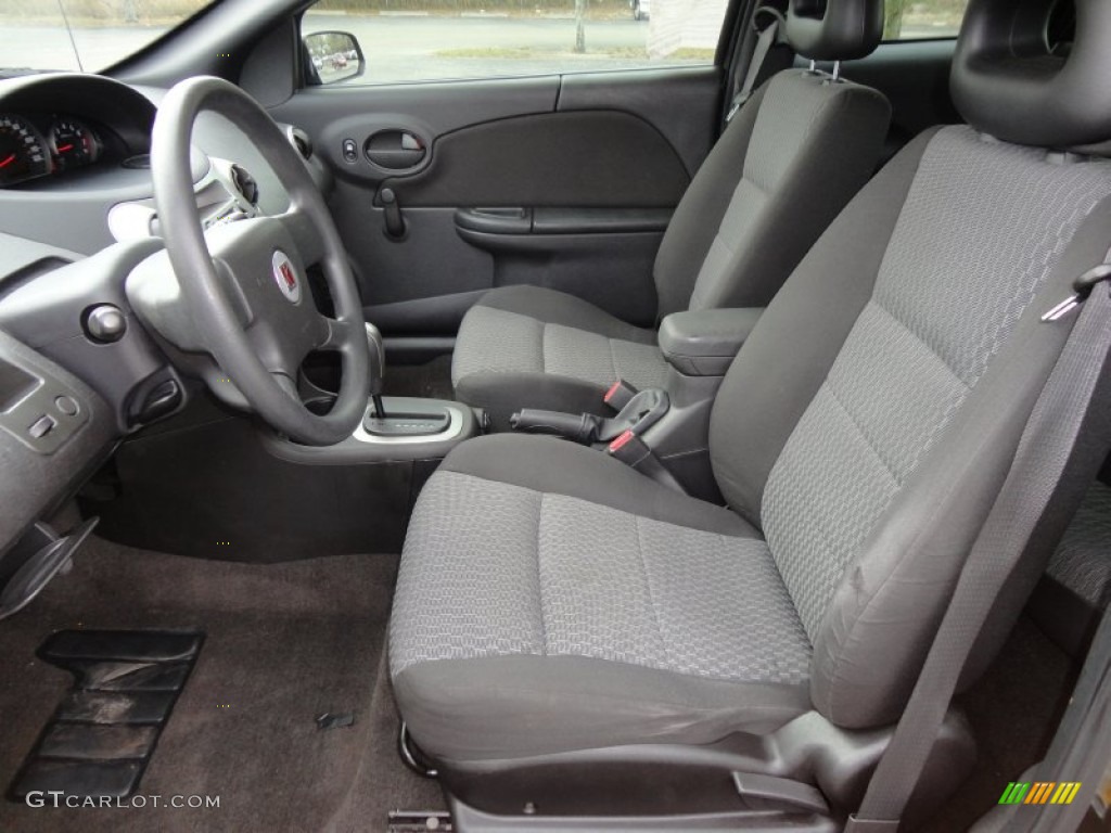 Gray Interior 2007 Saturn ION 2 Quad Coupe Photo #60689729