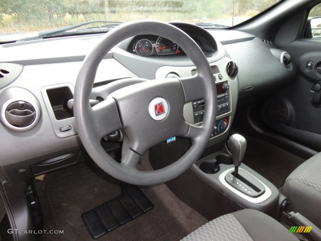 2007 Saturn ION 2 Quad Coupe Gray Dashboard Photo #60689741