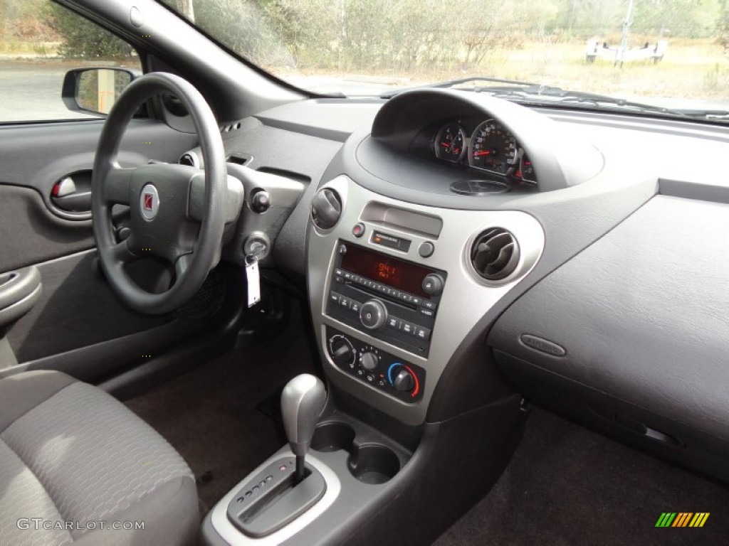 2007 Saturn ION 2 Quad Coupe Gray Dashboard Photo #60689771