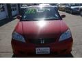 2005 Rallye Red Honda Civic EX Coupe  photo #2