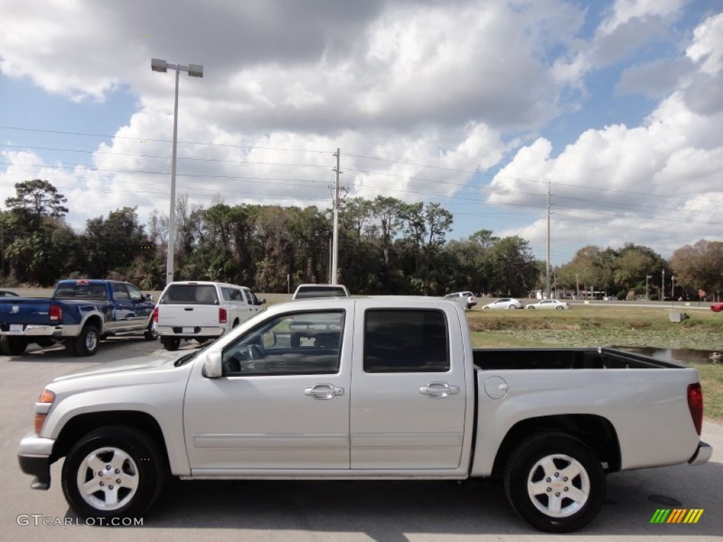 Sheer Silver Metallic 2011 Chevrolet Colorado LT Crew Cab Exterior Photo #60690191