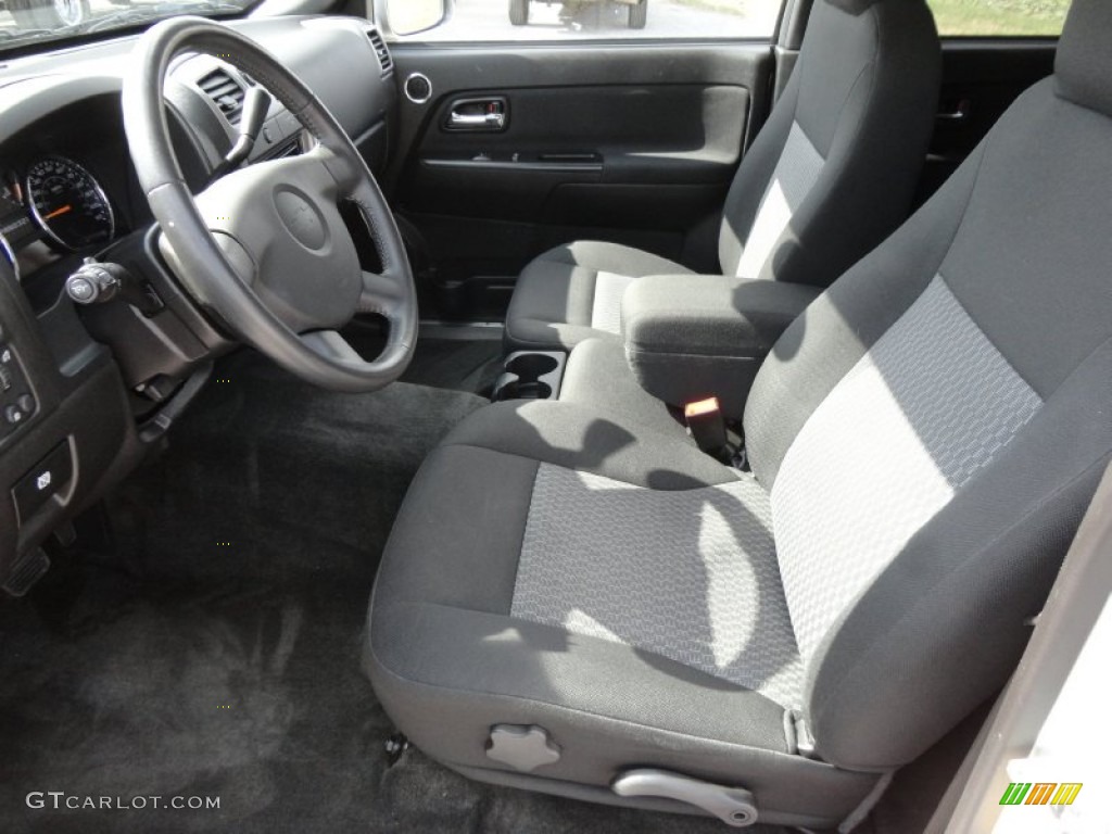 Ebony Interior 2011 Chevrolet Colorado LT Crew Cab Photo #60690203