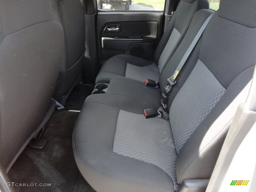 Ebony Interior 2011 Chevrolet Colorado LT Crew Cab Photo #60690209