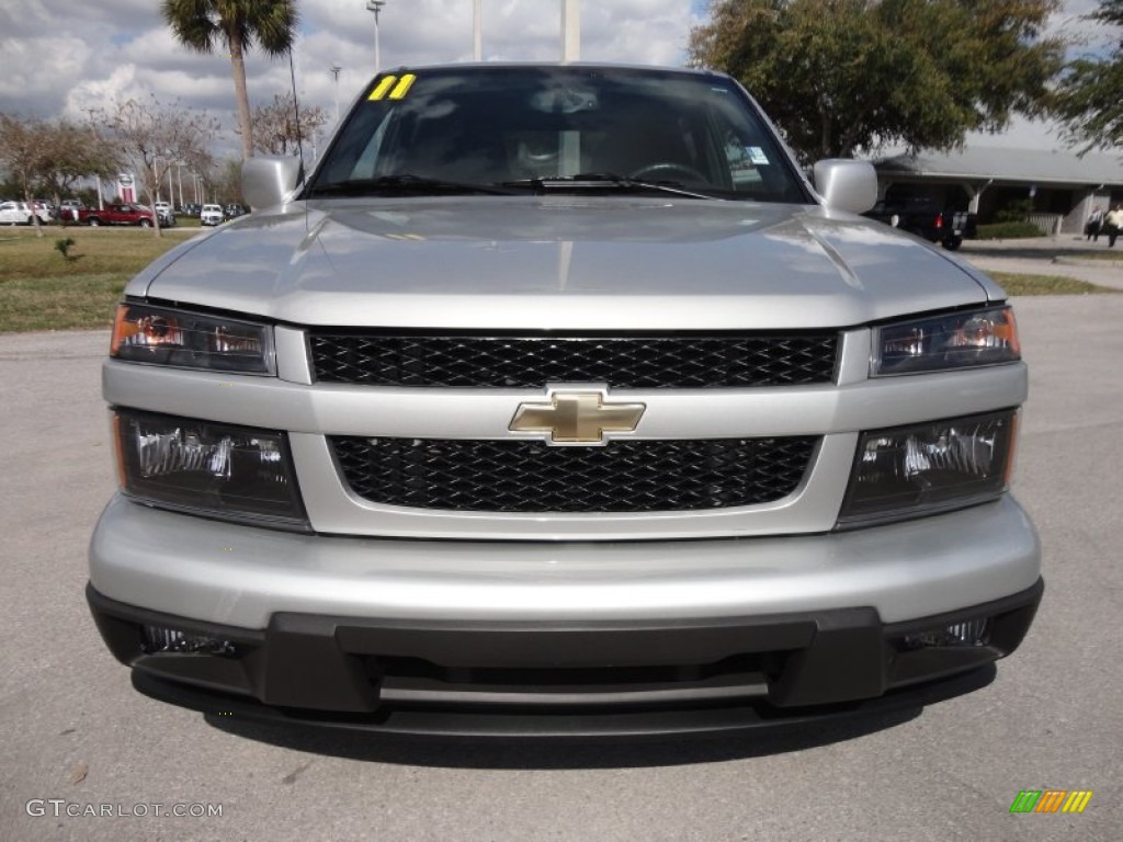 Sheer Silver Metallic 2011 Chevrolet Colorado LT Crew Cab Exterior Photo #60690257