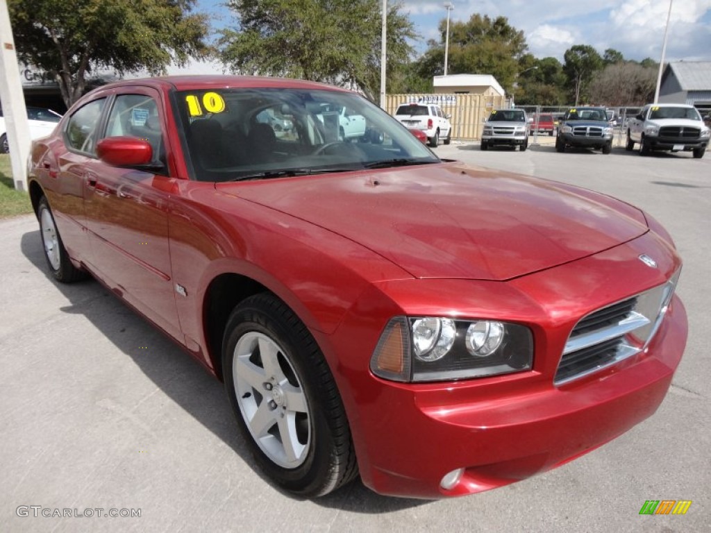 Inferno Red Crystal Pearl 2010 Dodge Charger SXT Exterior Photo #60690548