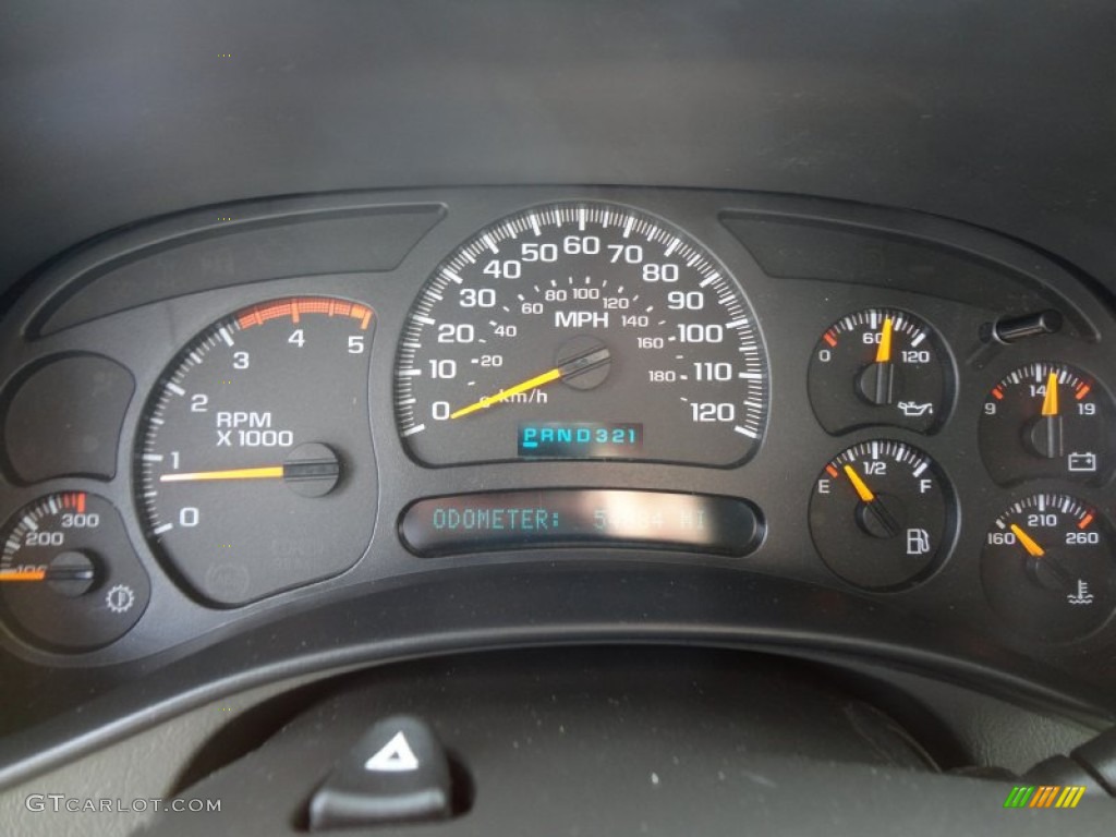 2005 Chevrolet Silverado 2500HD LS Extended Cab 4x4 Gauges Photo #60691070