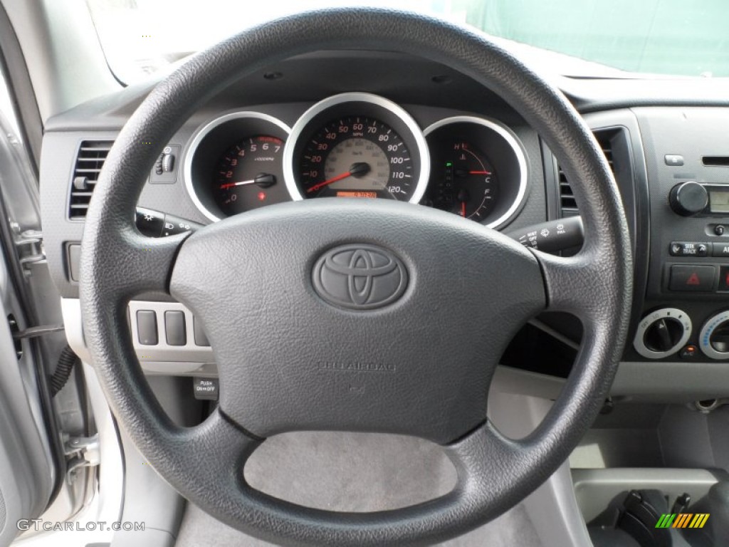 2008 Tacoma V6 PreRunner Double Cab - Silver Streak Mica / Graphite Gray photo #35