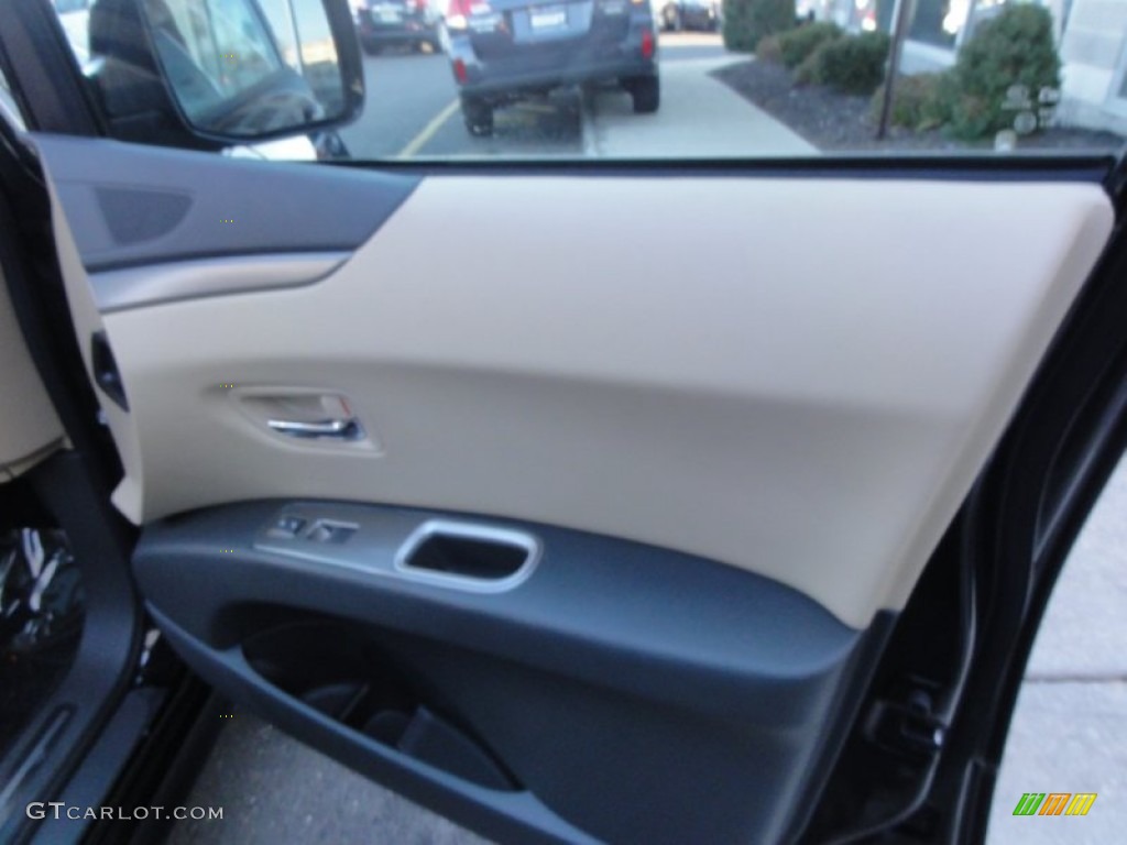 2011 Tribeca 3.6R Touring - Crystal Black Silica / Desert Beige photo #18