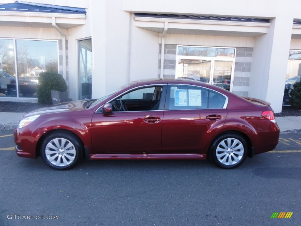 Ruby Red Pearl 2011 Subaru Legacy 3.6R Limited Exterior Photo #60692666