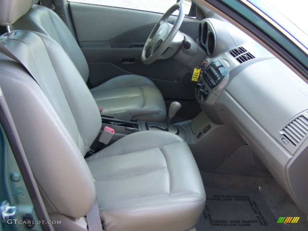 2002 Altima 2.5 S - Seascape Light Blue / Blond Beige photo #6