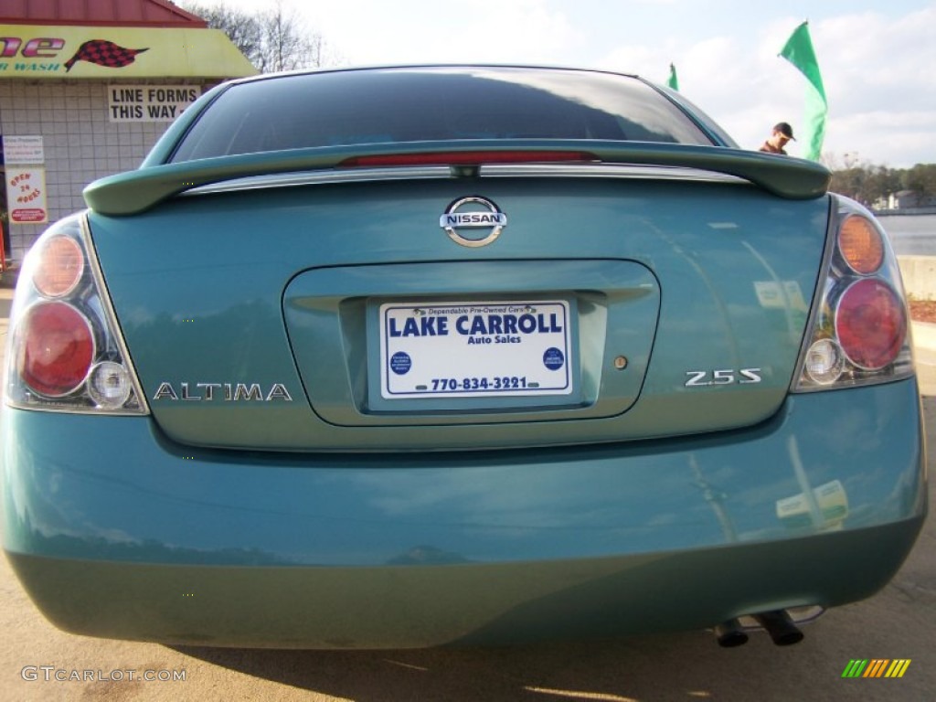 2002 Altima 2.5 S - Seascape Light Blue / Blond Beige photo #10