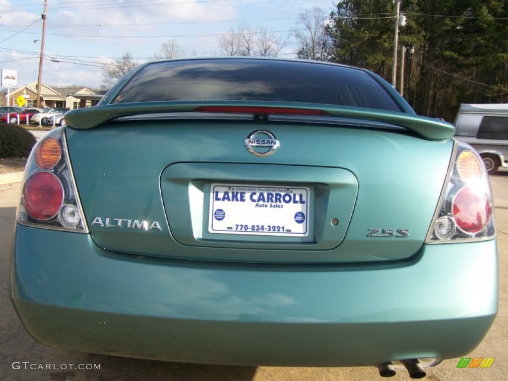 2002 Altima 2.5 S - Seascape Light Blue / Blond Beige photo #30