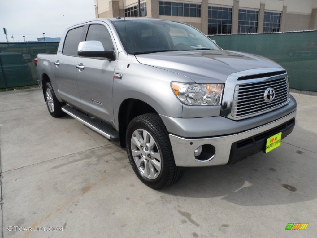 2010 Tundra Limited CrewMax - Silver Sky Metallic / Graphite Gray photo #1