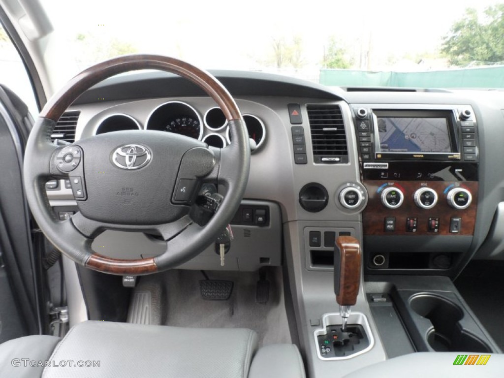 2010 Toyota Tundra Limited CrewMax Graphite Gray Dashboard Photo #60694457