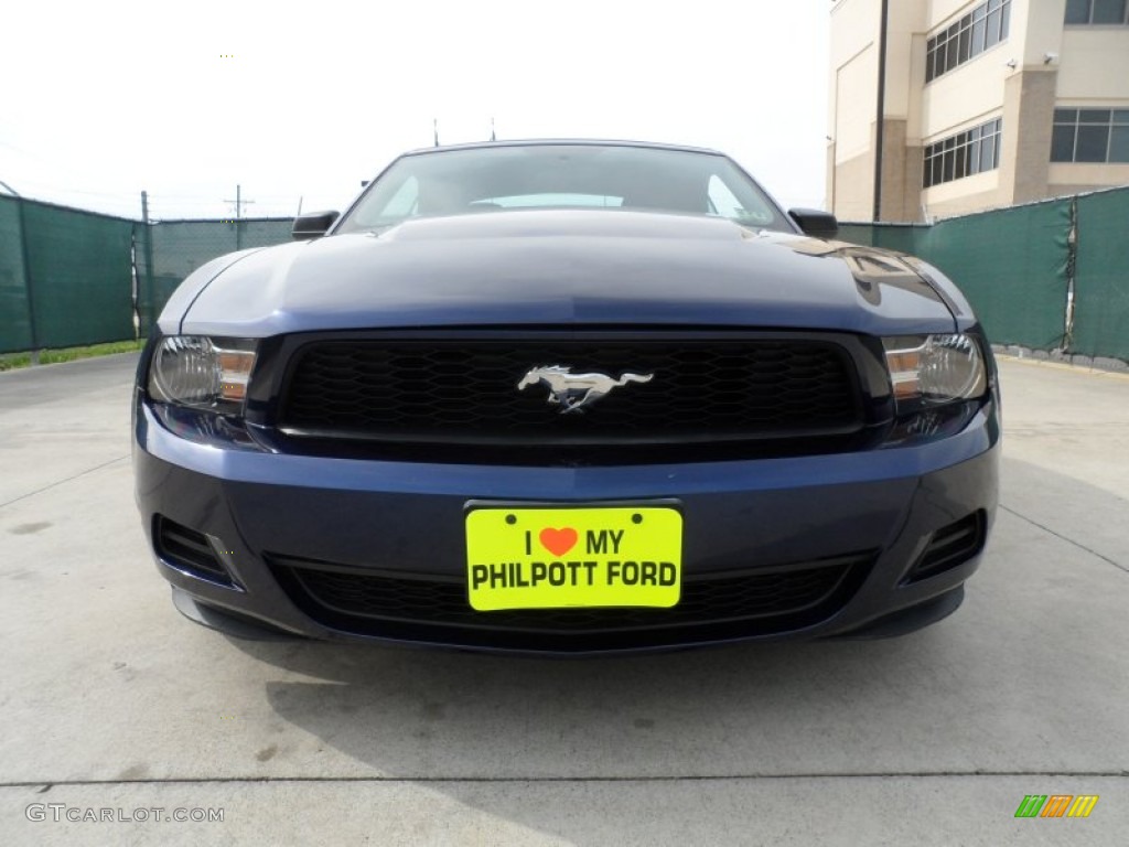 2010 Mustang V6 Convertible - Kona Blue Metallic / Charcoal Black photo #9