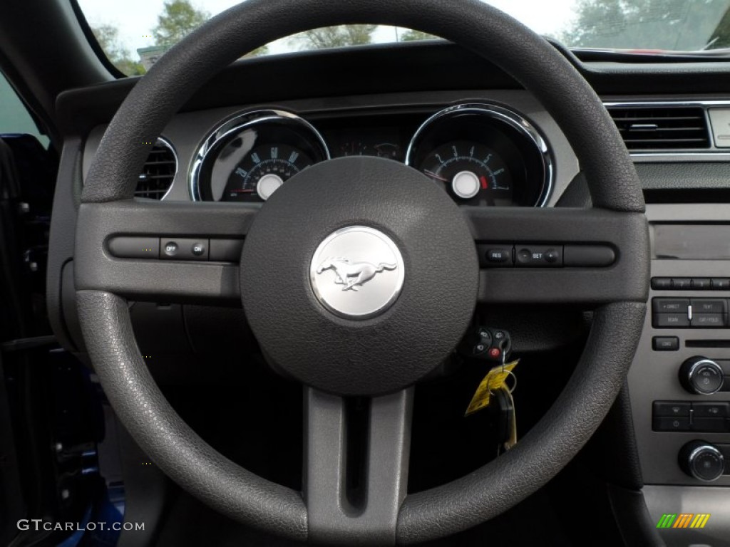 2010 Mustang V6 Convertible - Kona Blue Metallic / Charcoal Black photo #37