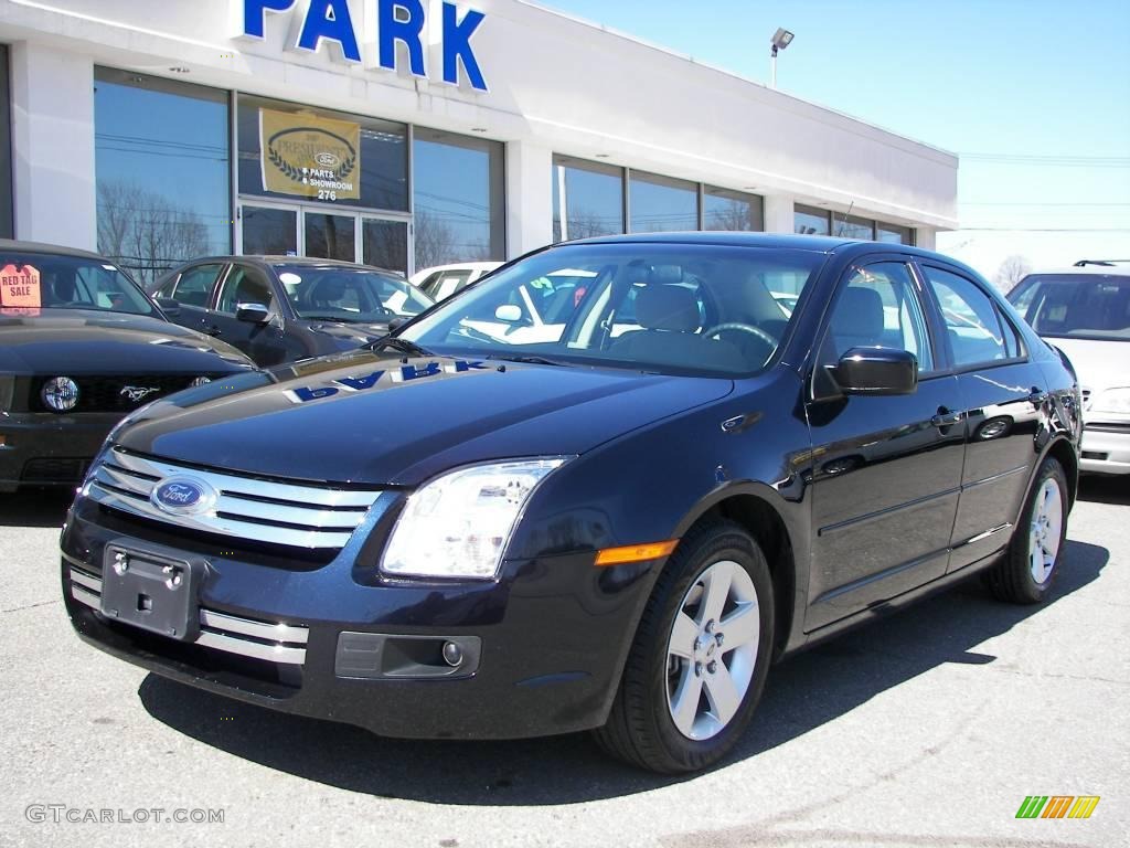 2008 Fusion SE - Dark Blue Ink Metallic / Medium Light Stone photo #1