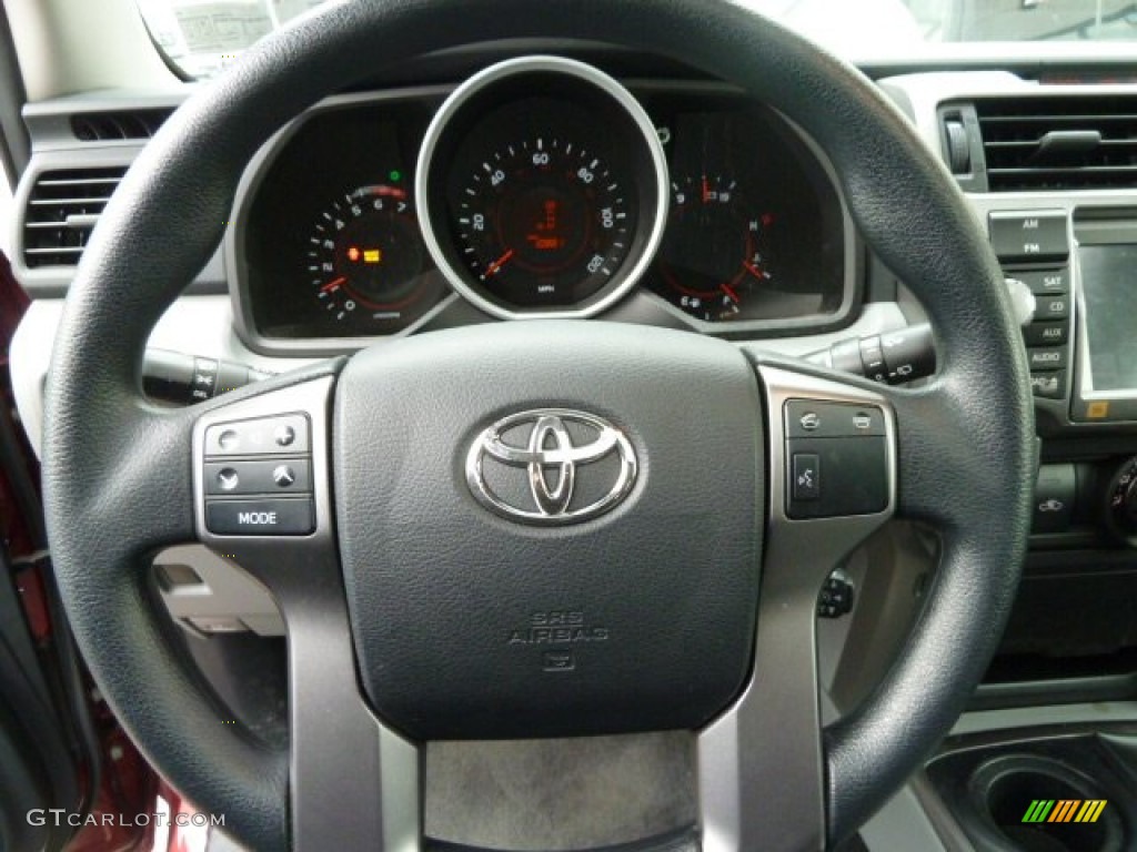 2010 Toyota 4Runner Trail 4x4 Graphite Steering Wheel Photo #60697497