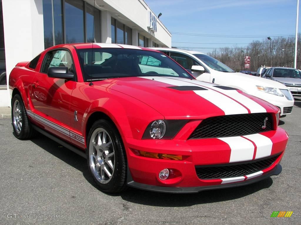 Torch Red 2009 Ford Mustang Shelby GT500 Coupe Exterior Photo #6069805