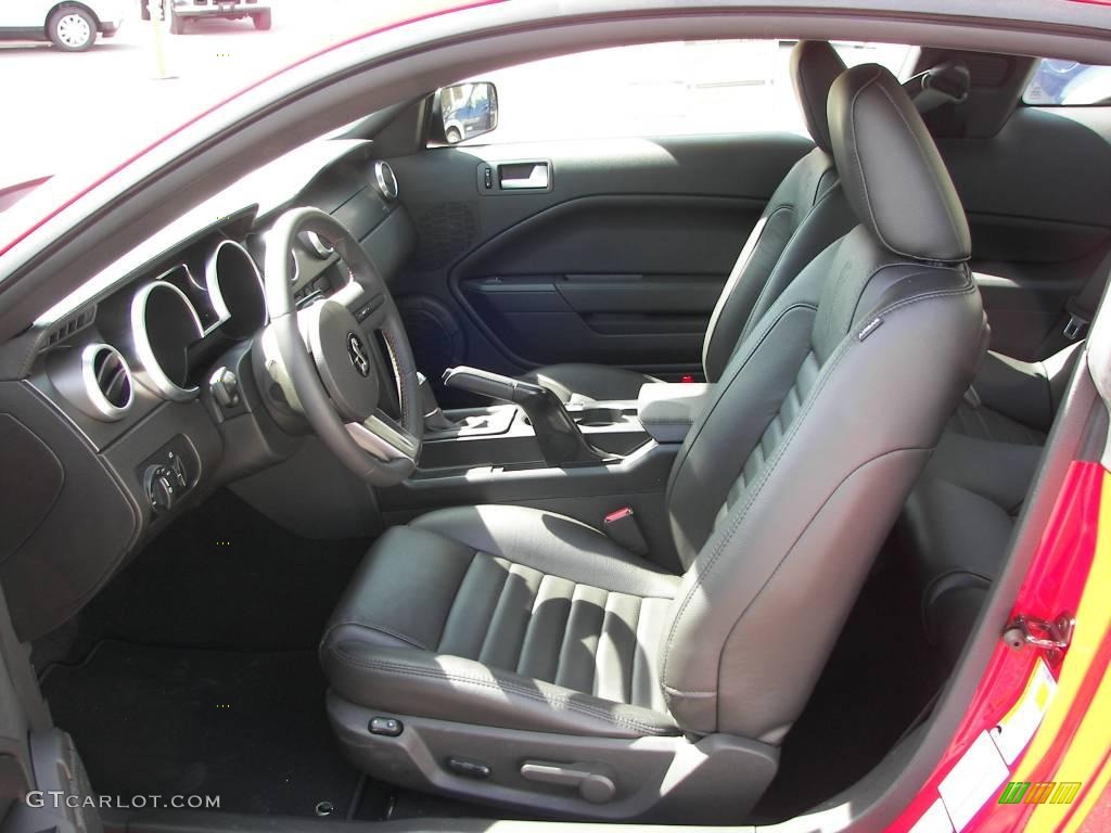 Black/Black Interior 2009 Ford Mustang Shelby GT500 Coupe Photo #6069825